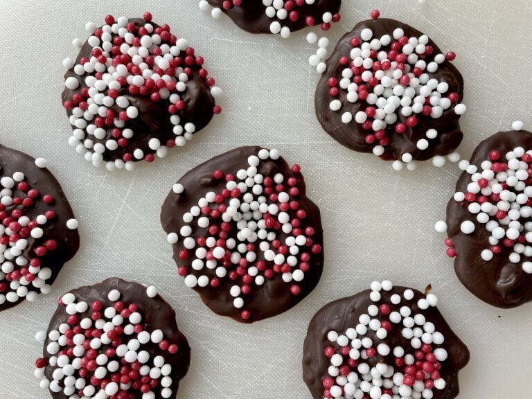 Recept voor vegan chocoladeflikken met &lsquo;muisjes&rsquo;