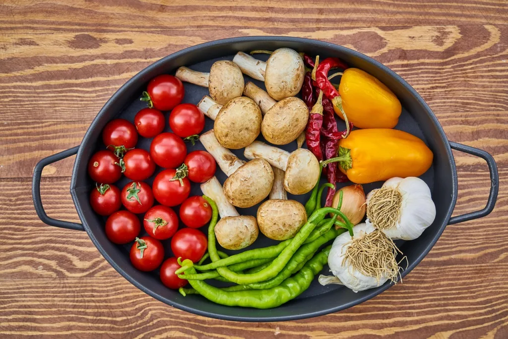 eten volgens de seizoenen